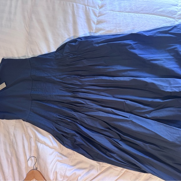 J. Crew Navy Pintuck mixy dress - Picture 4 of 5